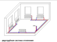 Двухтрубная схема отопления в Чите